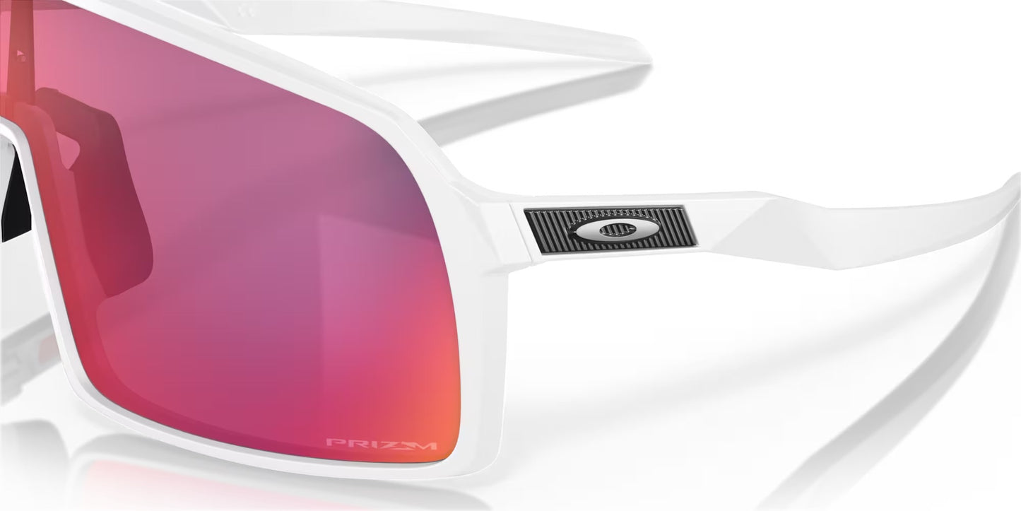 Oakley Sutro Matte White Frame - Prizm Road Lenses