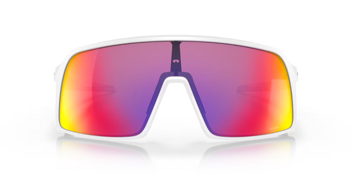 Oakley Sutro Matte White Frame - Prizm Road Lenses