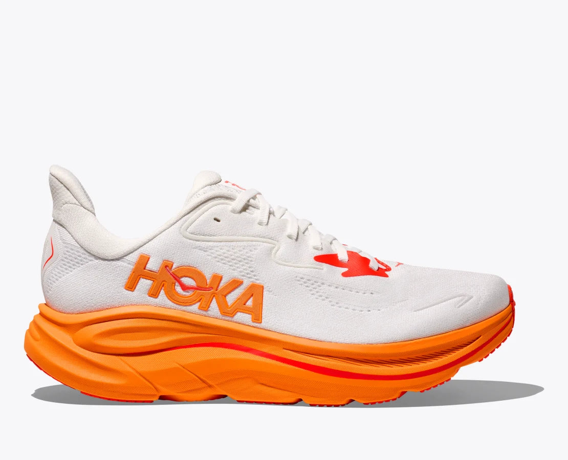 HOKA Men's Clifton 10 Frost/Orange Zest - Main Image
