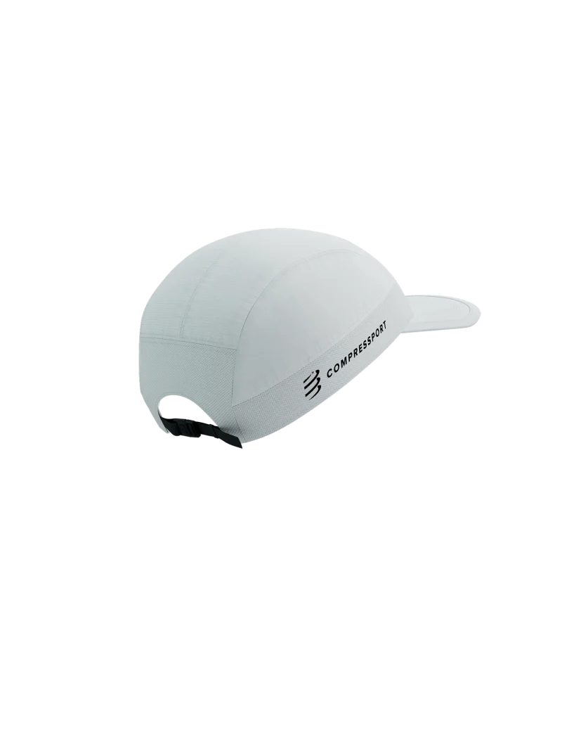 Compressport Unisex's 5 Panel Light Cap - White (Ironman 2025)