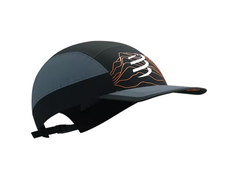 Compressport 5 Panel Light Cap Trail Capsule 2023 - Black/Rust