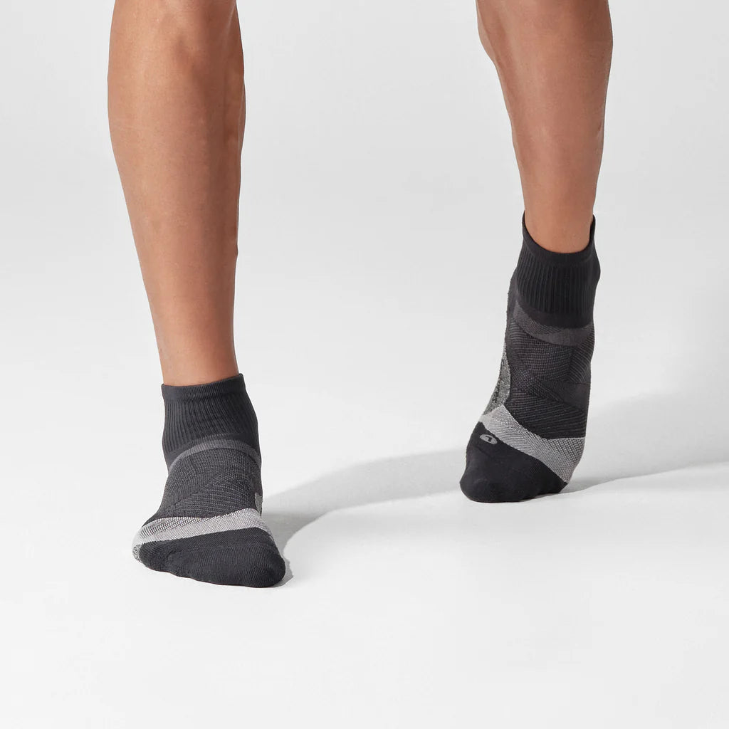 Feetures Elite Light Cushion Quarter - Black