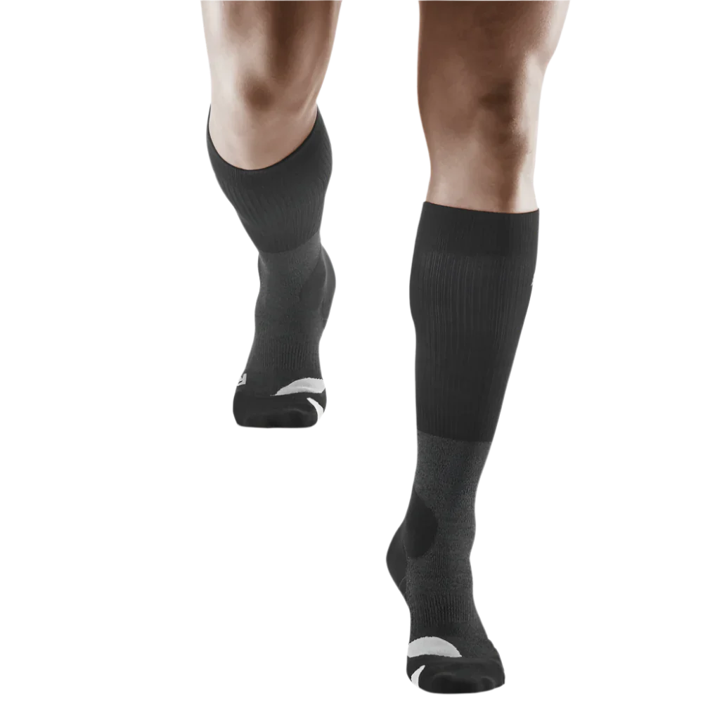 CEP Men's Hiking Merino Socks - Stone Grey/Grey
