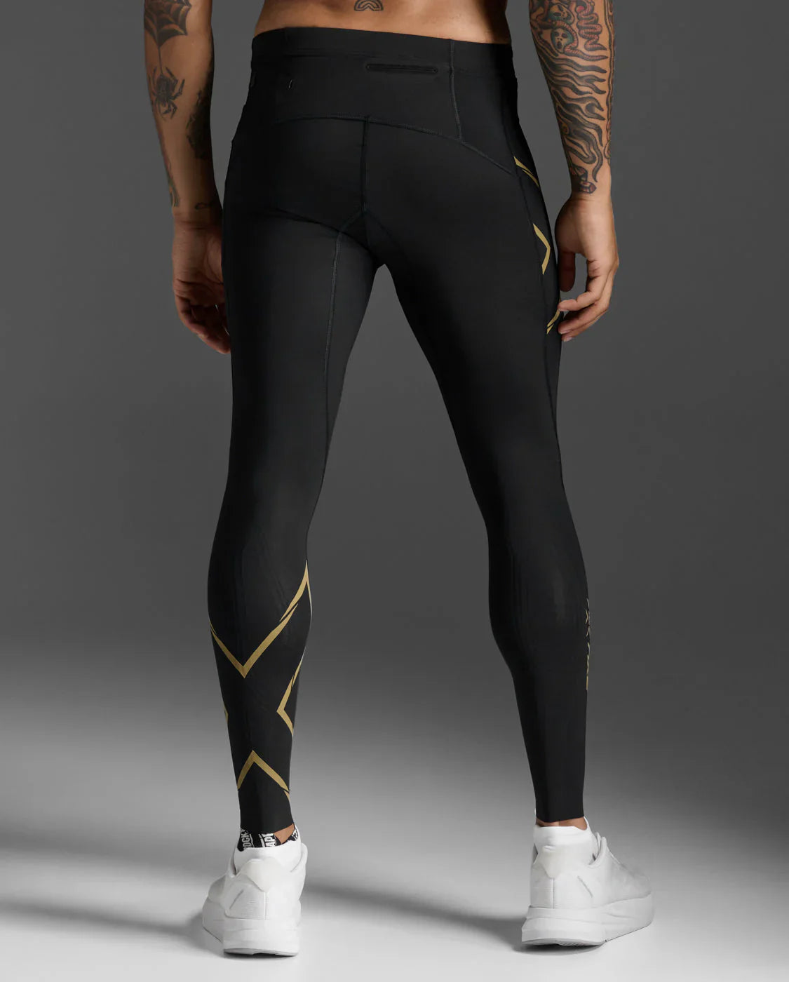2XU Men's Light Speed Compression Tights - BLK/GRF
