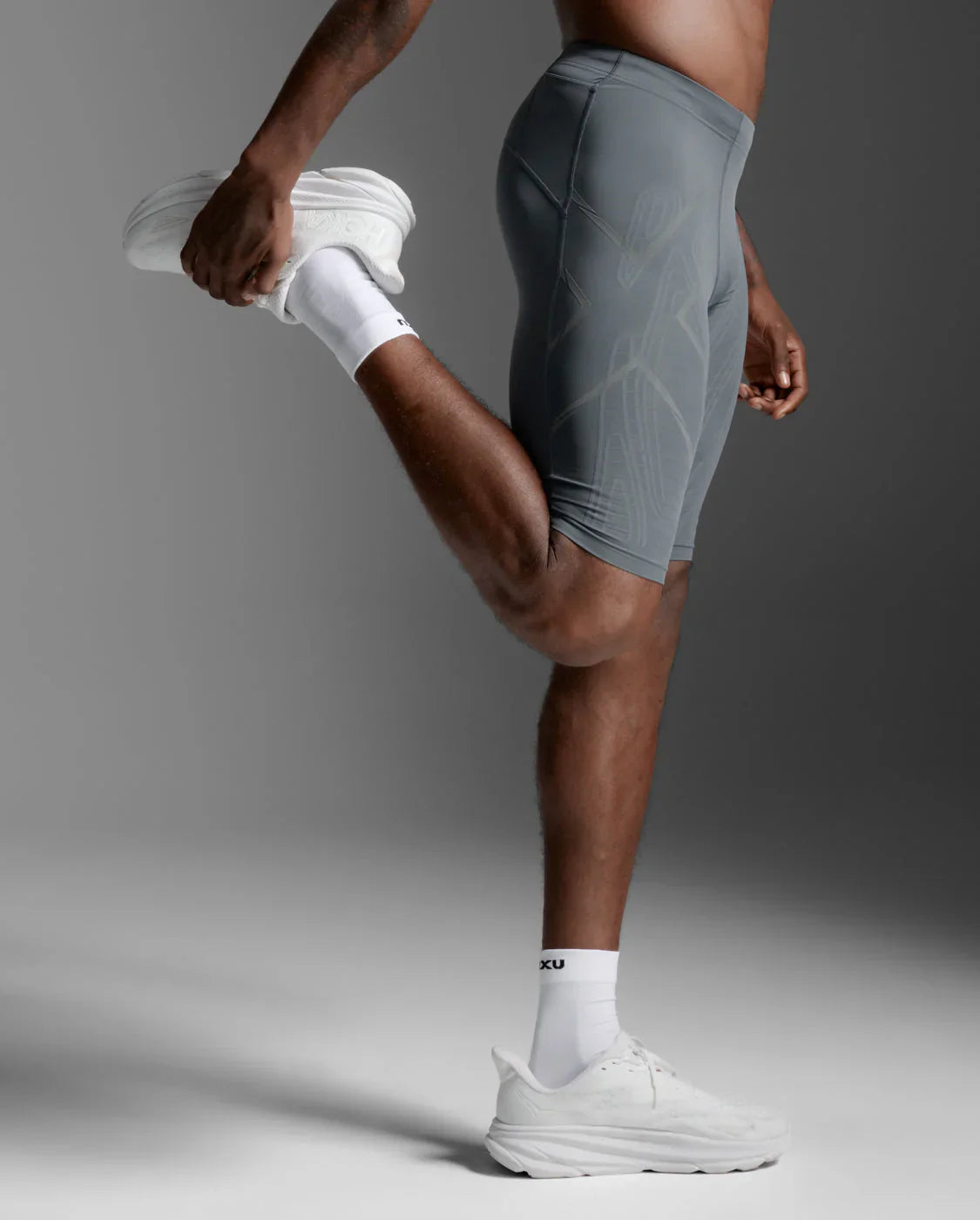 2XU Men's Light Speed Compression Shorts - TRB/BRF