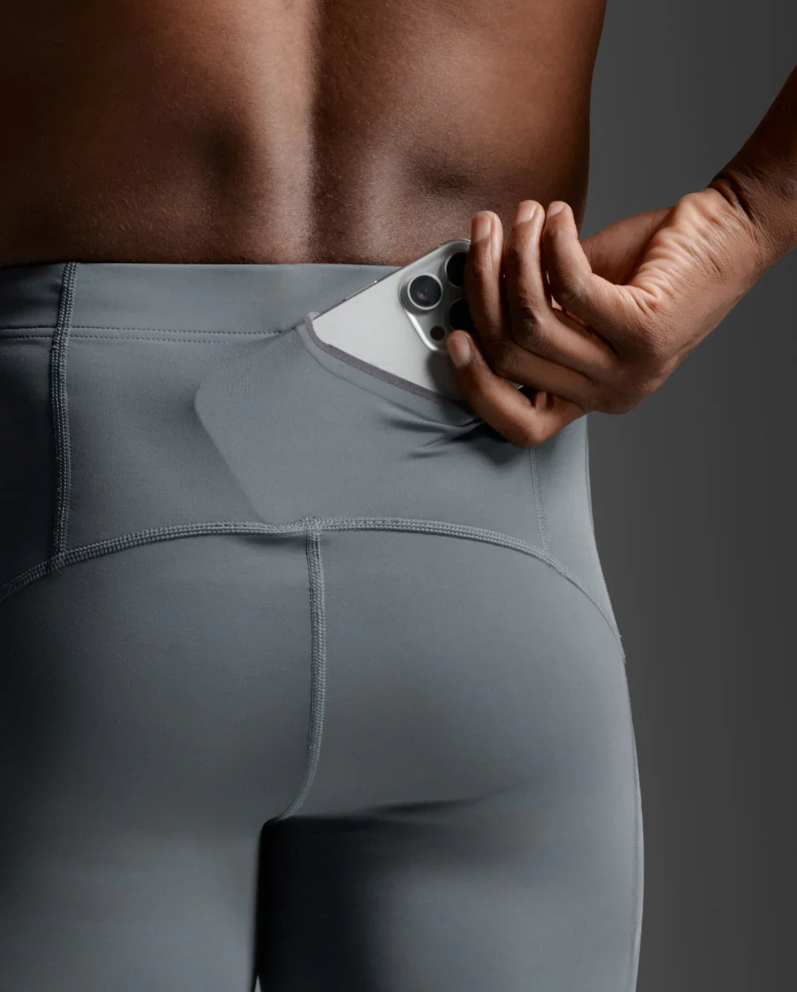 2XU Men's Light Speed Compression Shorts - TRB/BRF