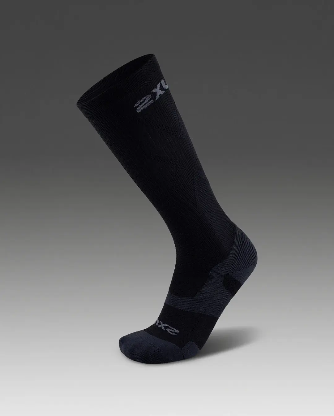 2XU Unisex's Vectr Light Cushion FullLength - Black/Titanium