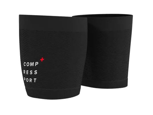 Compressport Unisex Under Control Quad Compression Leg Sleeve - Black