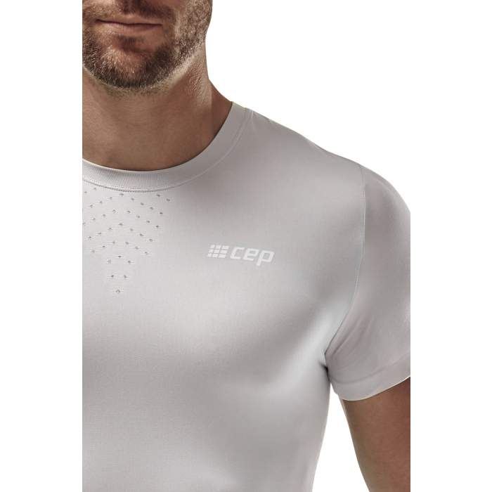 CEP Men's Run Ultralight Shirt Short Sleeve - White