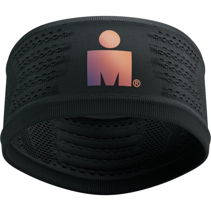 Compressport Unisex's Headband On/Off Ironman 2025 L1 - Black