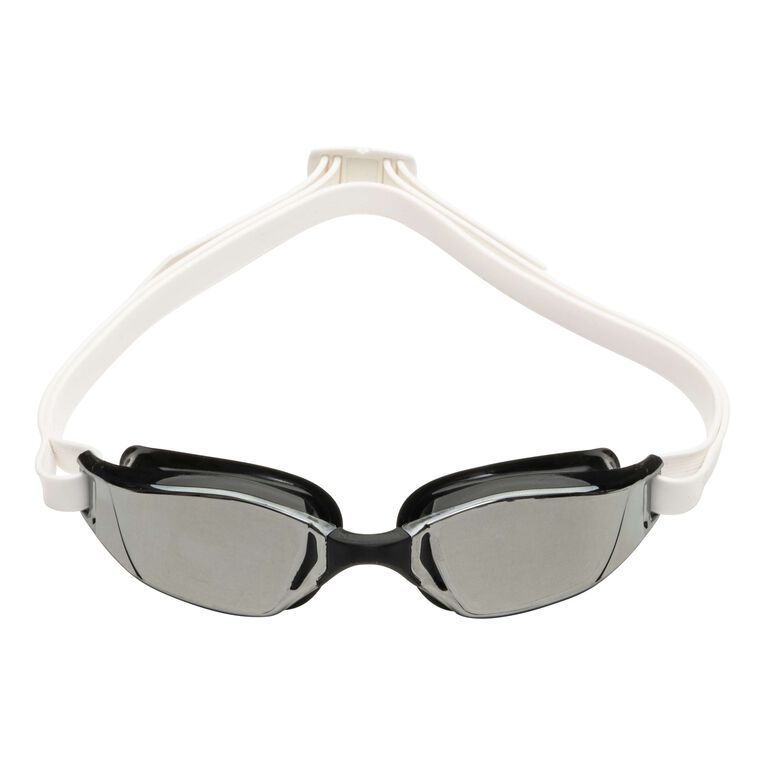 Aqua Sphere Xceed .A1 - Black/Black/White - Silver Titanium Mirrored