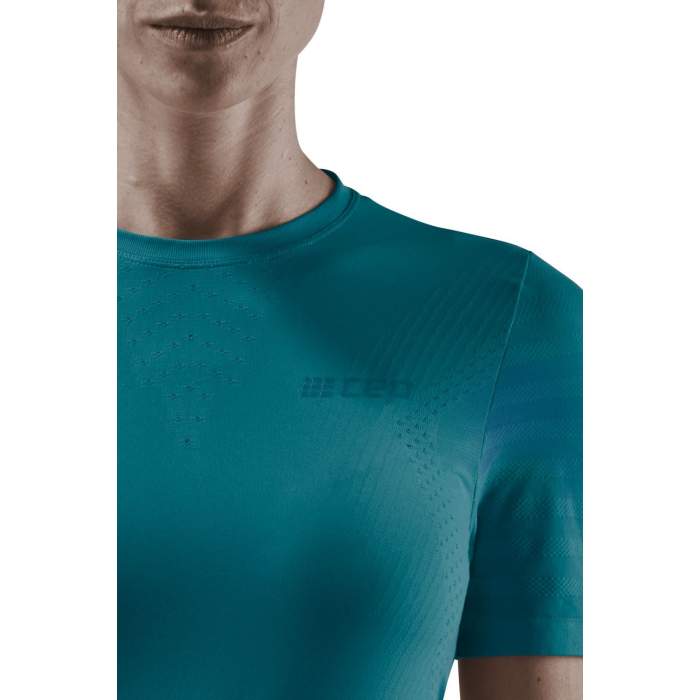 CEP Women's Run Ultralight Shirt Short Sleeve - Petrol