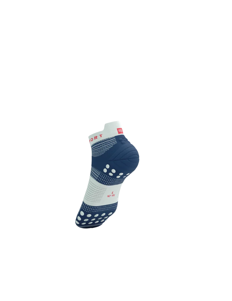 Compressport Unisex's PRO Racing Socks v4.0 Run Low - Blues/Sugar