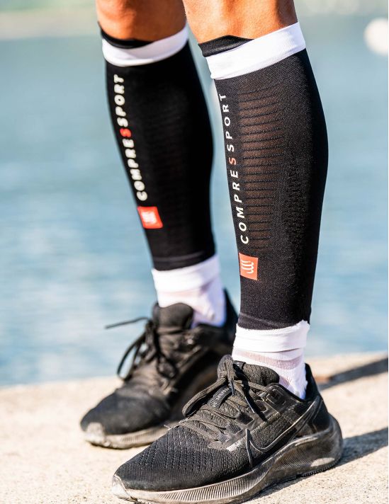 Compressport Unisex Calf Sleeve R2 3.0 - Black