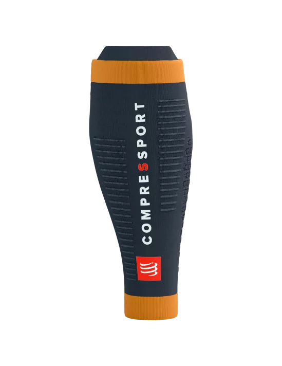Compressport Unisex Calf Sleeve R2 3.0 - Magnet/Autumn Glory