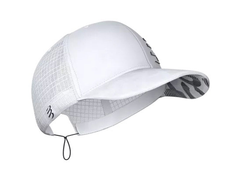 Compressport Unisex's Racing Trucker Cap - White/Black