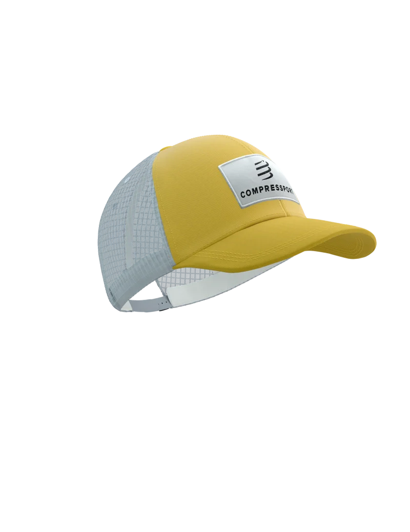 Compressport Unisex's Trucker 6P Cap - Grey Dawn/Ceylon