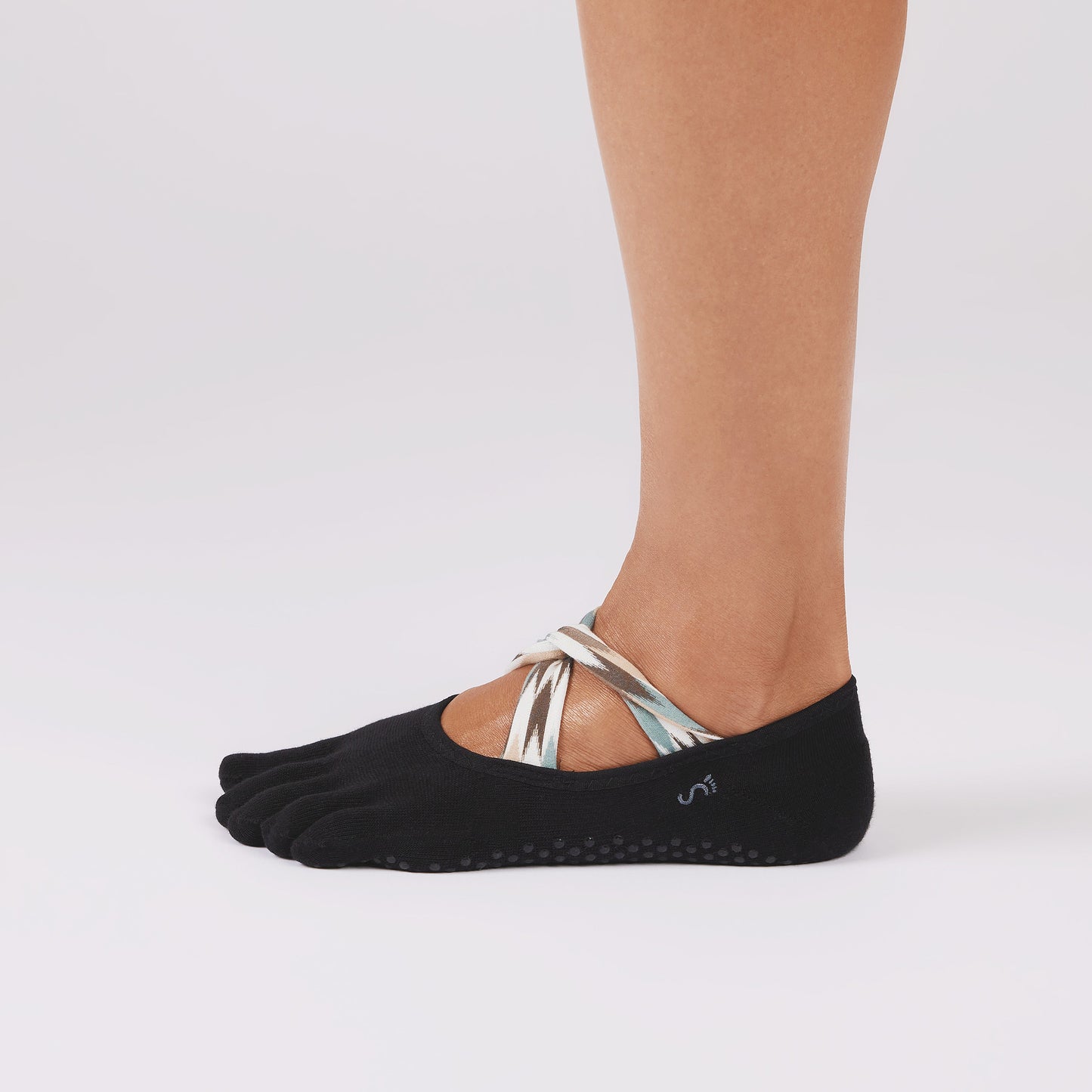 TOESOX Full Toe Ultra Fine Knit Ivy - Mirage Stripe