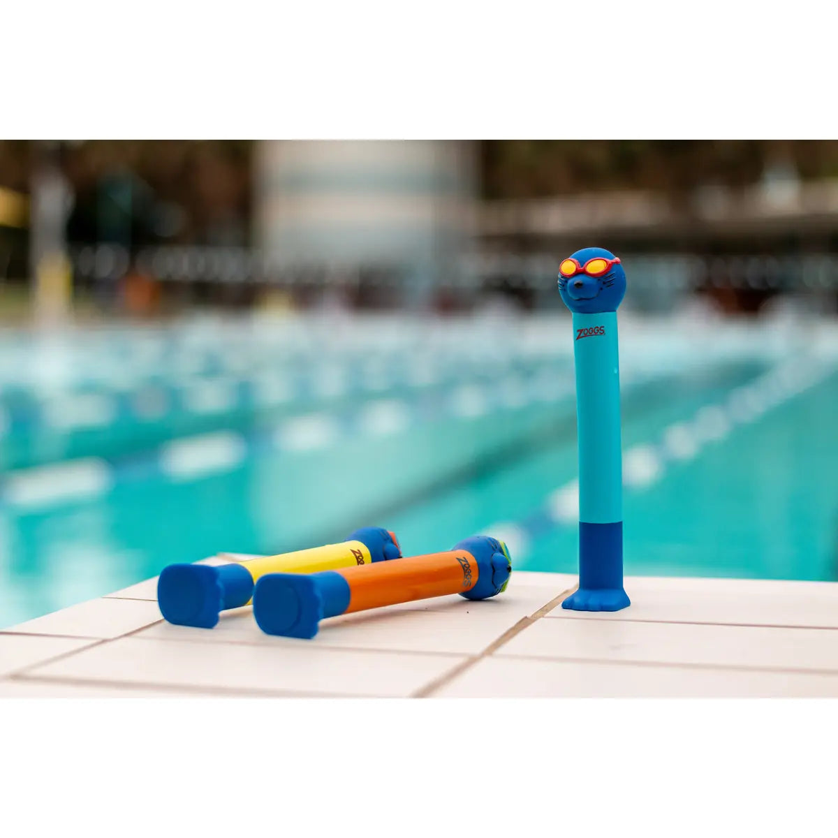 ZOGGS Zoggy Dive Stick 3pcs Pack - AST