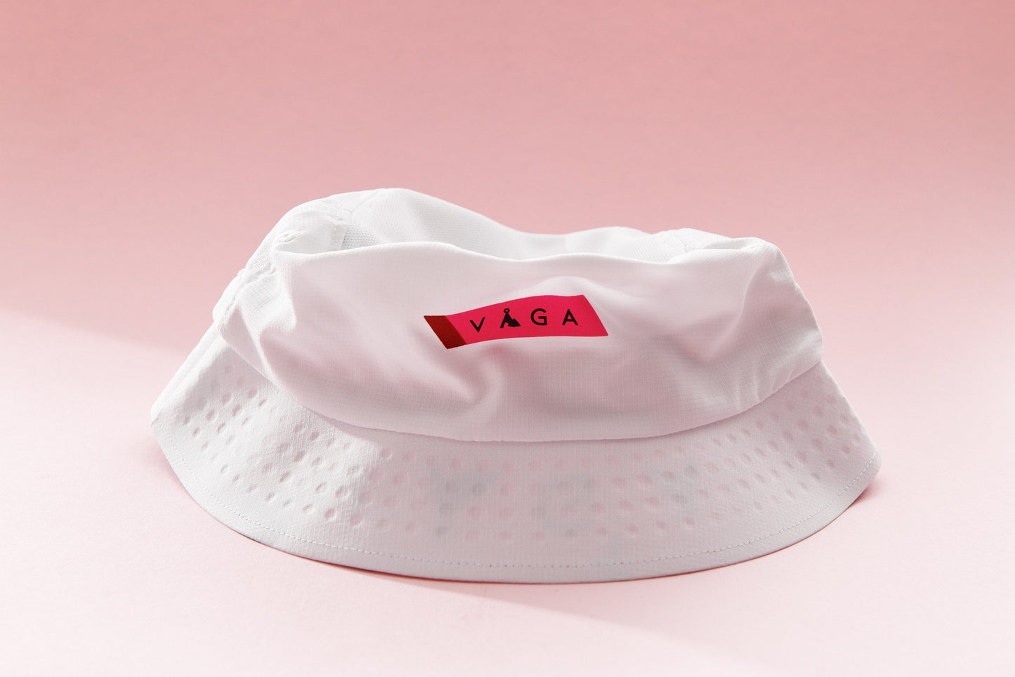 VAGA Feather Racing Cap - White/Neon Pink/Flame Red/Navy