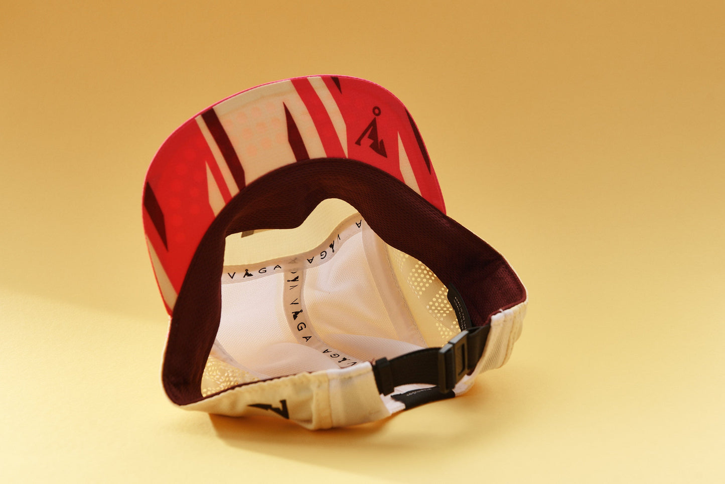 VAGA Feather Racing Cap - Poster Pink/Pale Yellow/White/Bordo