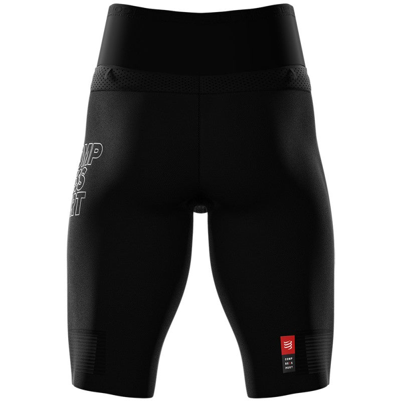 COMPRESSPORT UNISEX TRAIL RUNNING UNDER CONTROL SHORT - BLACK