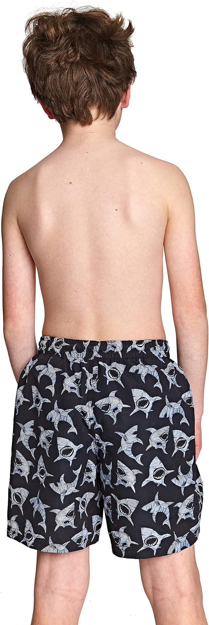 ZOGGS Boy's Printed 15 inch Shorts - Shark Shiver Print