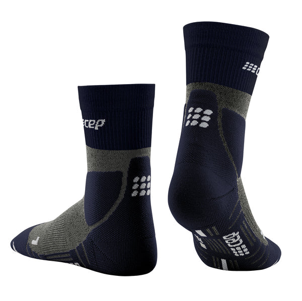 CEP Men's Hiking Merino Mid-Cut Socks - Peacoat/Grey ( WP3CG4 )