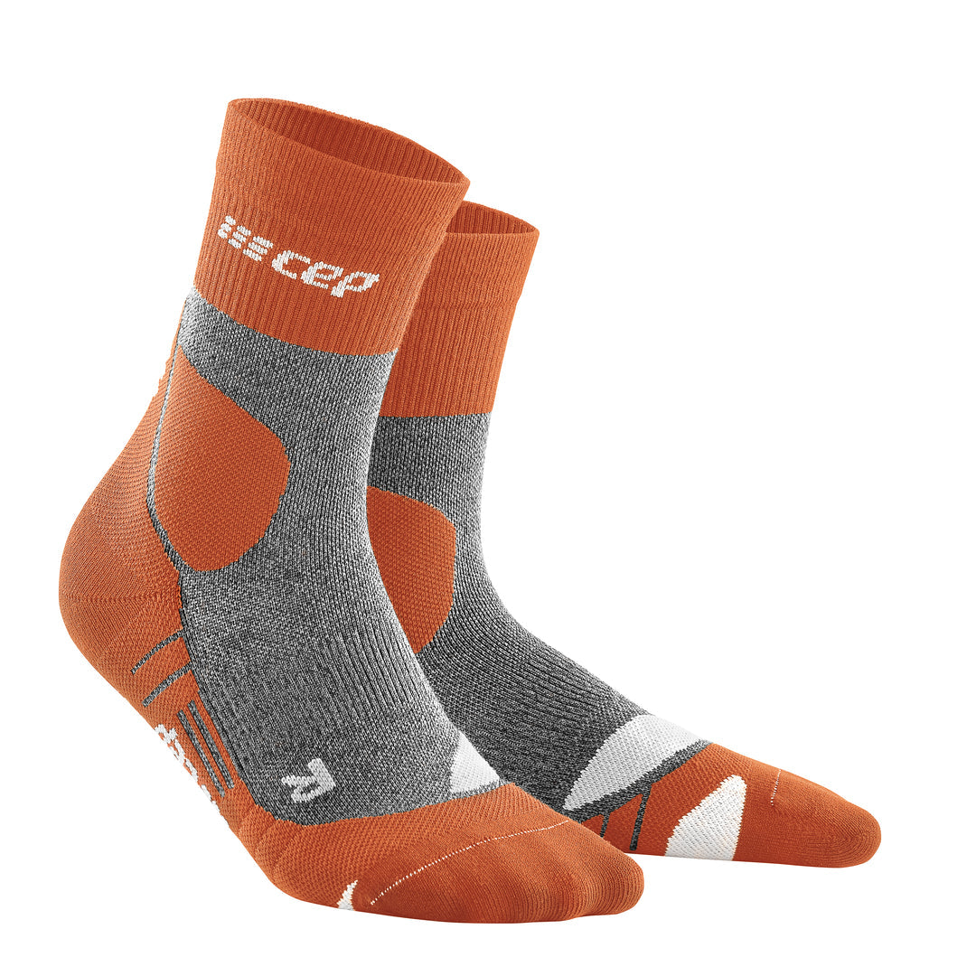 CEP Men's Hiking Merino Mid-Cut Socks - Sunset/Grey ( WP3CB4