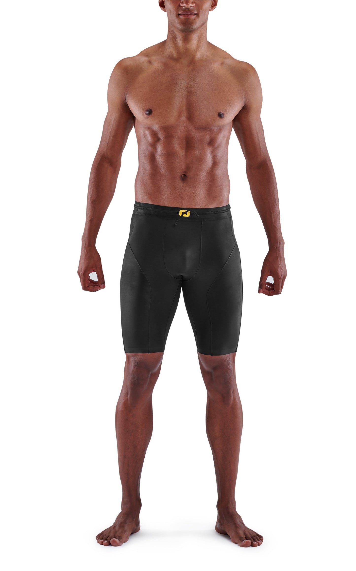 SKINS Men's Compression Half Tights 5-Series - Black