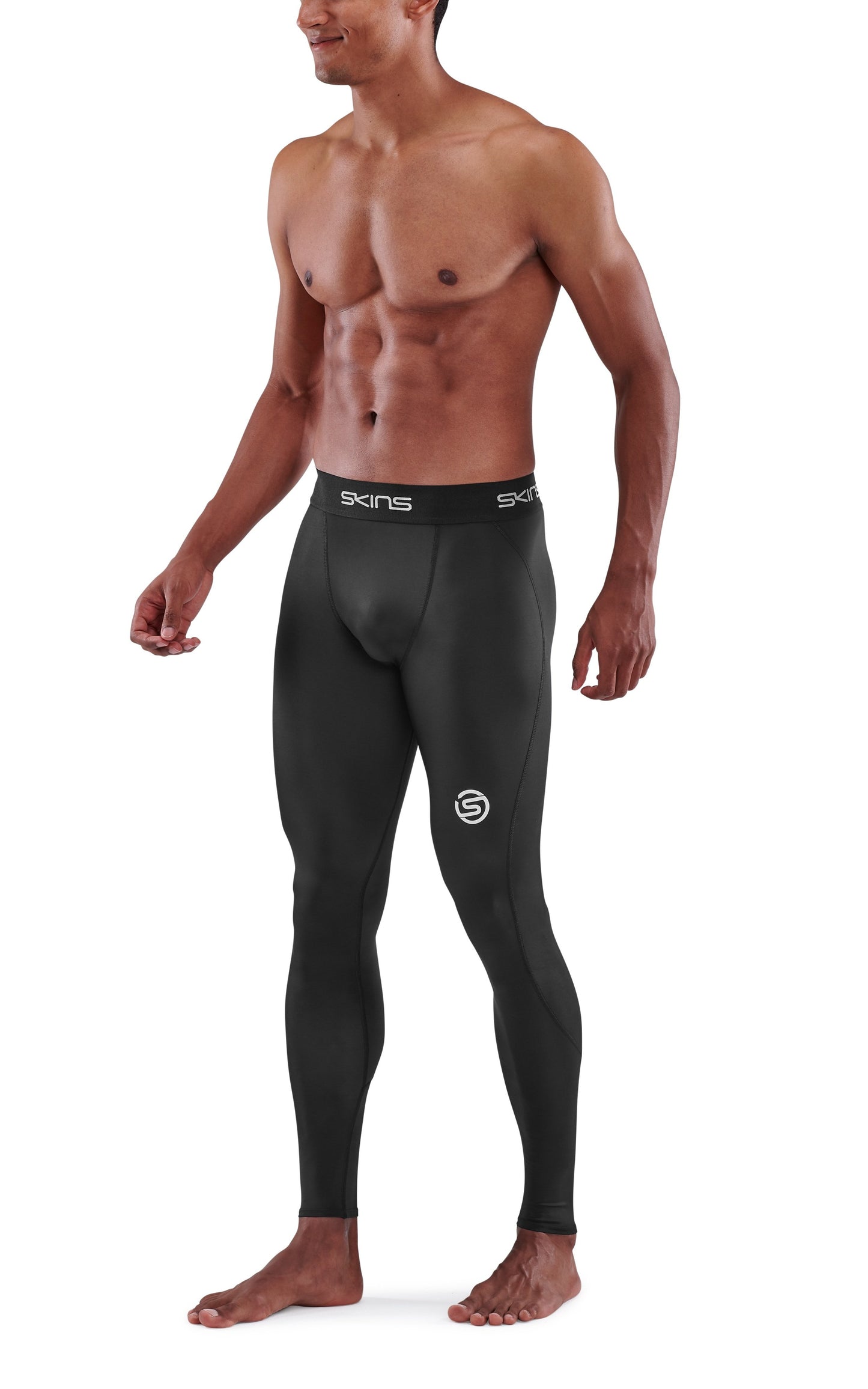 SKINS Men's Compression Long Tights 1-Series - Black