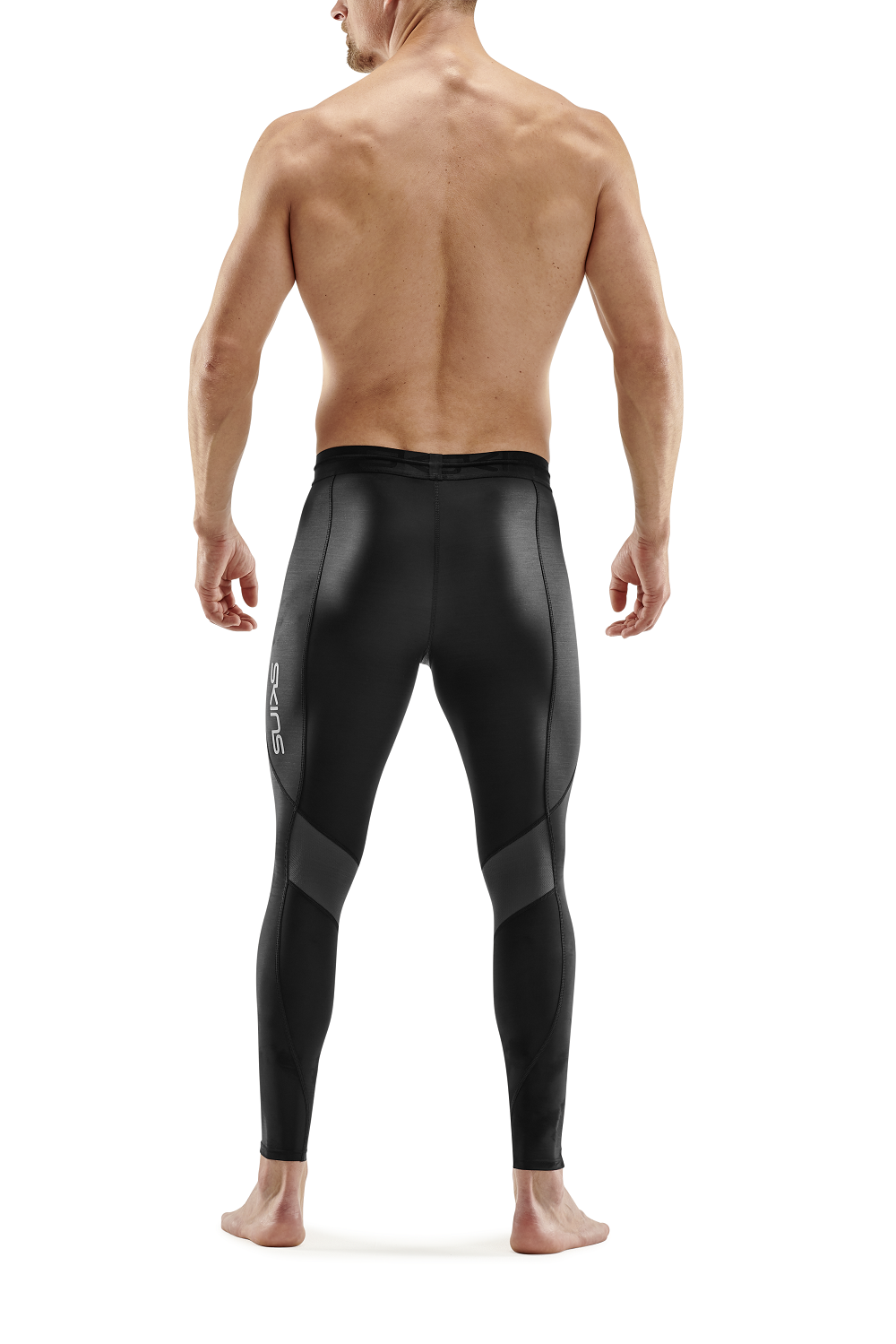 SKINS Men's Compression Recovery Long Tights 3-Series - Black/Graphite