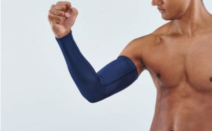 SKINS Men's Compression Arm sleeve 1-Series - Navy Blue