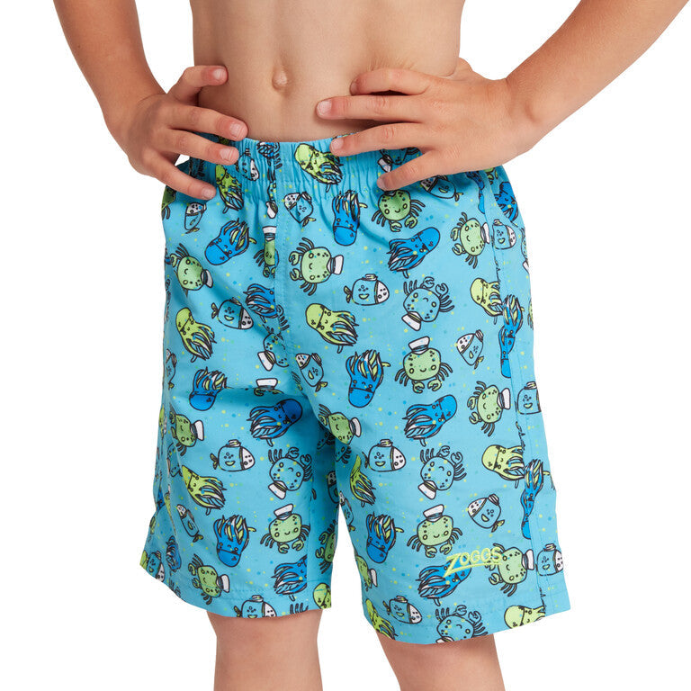 ZOGGS Kid Boy's Watershorts - Sea Play Print