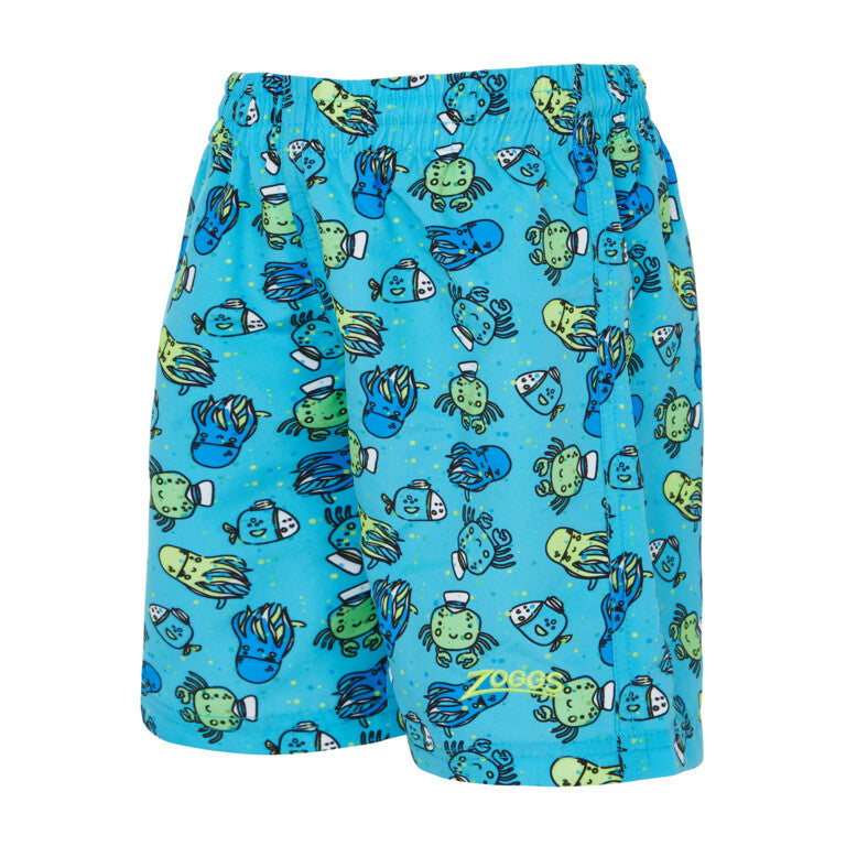 ZOGGS Kid Boy's Watershorts - Sea Play Print