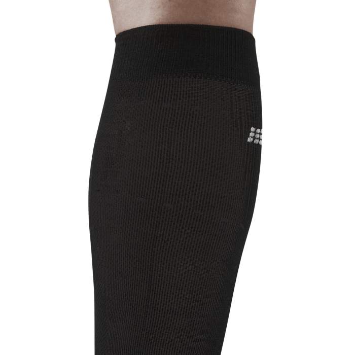 CEP Men's Infrared Recovery Socks Tall - Black/Black