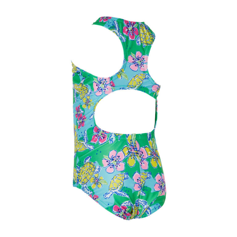 ZOGGS Girl's Actionback Kids - Turtles Print