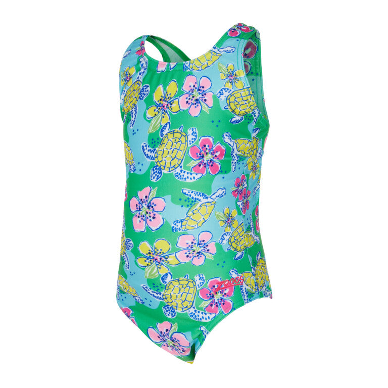 ZOGGS Girl's Actionback Kids - Turtles Print