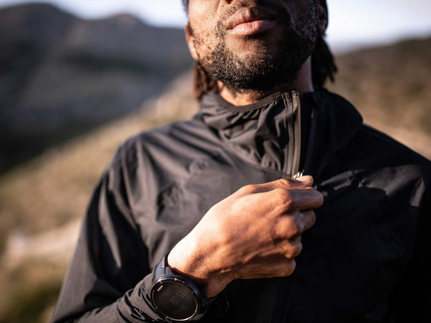 Compressport Men's Hurricane Waterproof 10/10 Jacket - Black ( AM00009B )