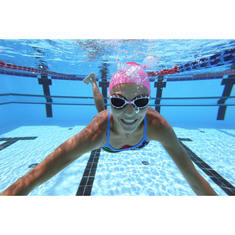 ZOGGS Predator - Pink/White - Tinted Smoke Lens - Smaller