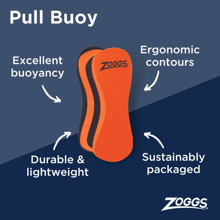 ZOGGS Pull Buoy - Black/Orange