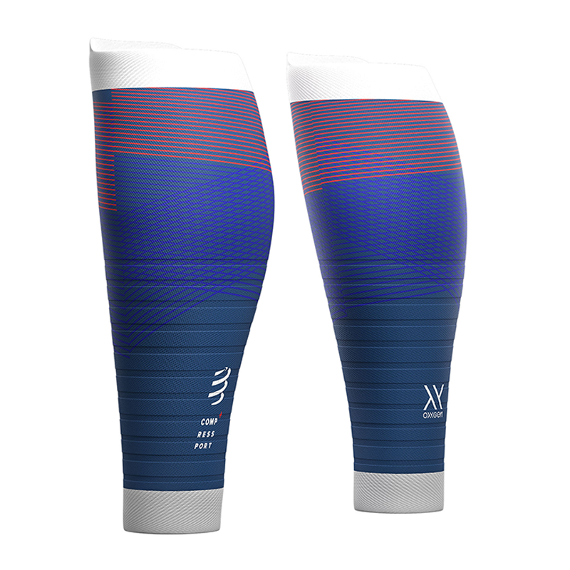 COMPRESSPORT R2 OXYGEN CALF SLEEVES - BLUE