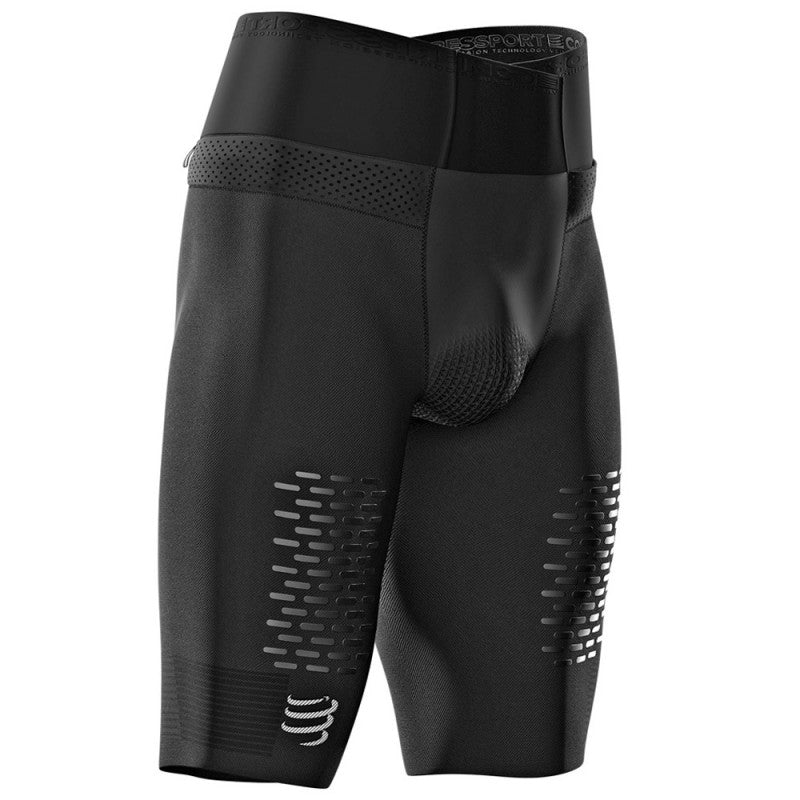 COMPRESSPORT UNISEX TRAIL RUNNING UNDER CONTROL SHORT - BLACK