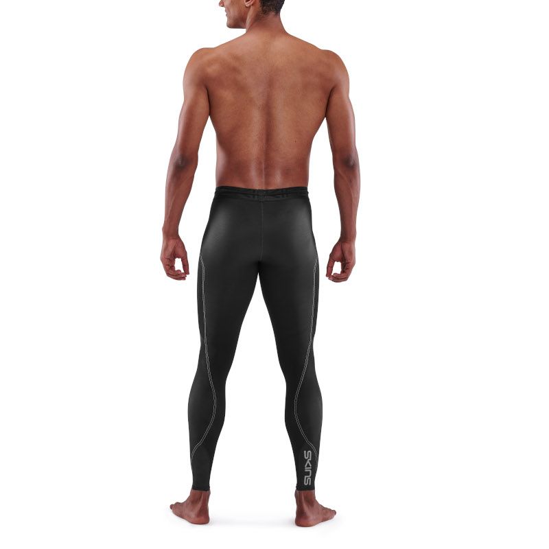 SKINS Men's Compression 3-Series Thermal Long Tights - Black