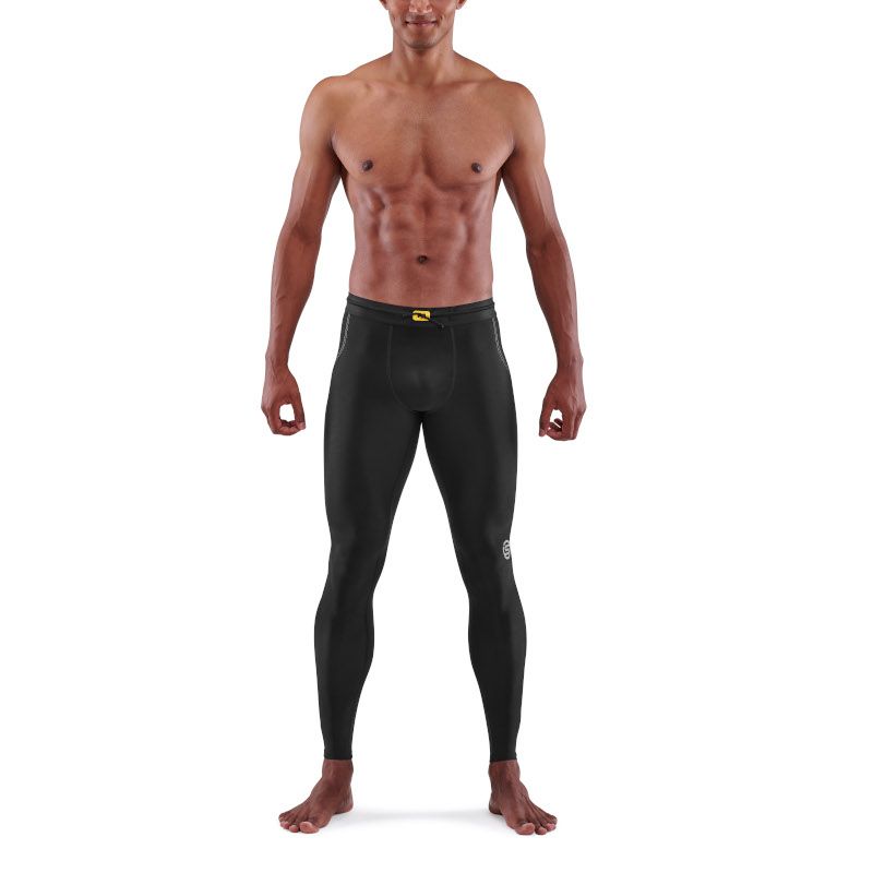 SKINS Men's Compression 3-Series Thermal Long Tights - Black