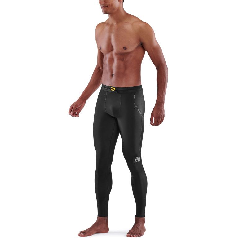 SKINS Men's Compression 3-Series Thermal Long Tights - Black