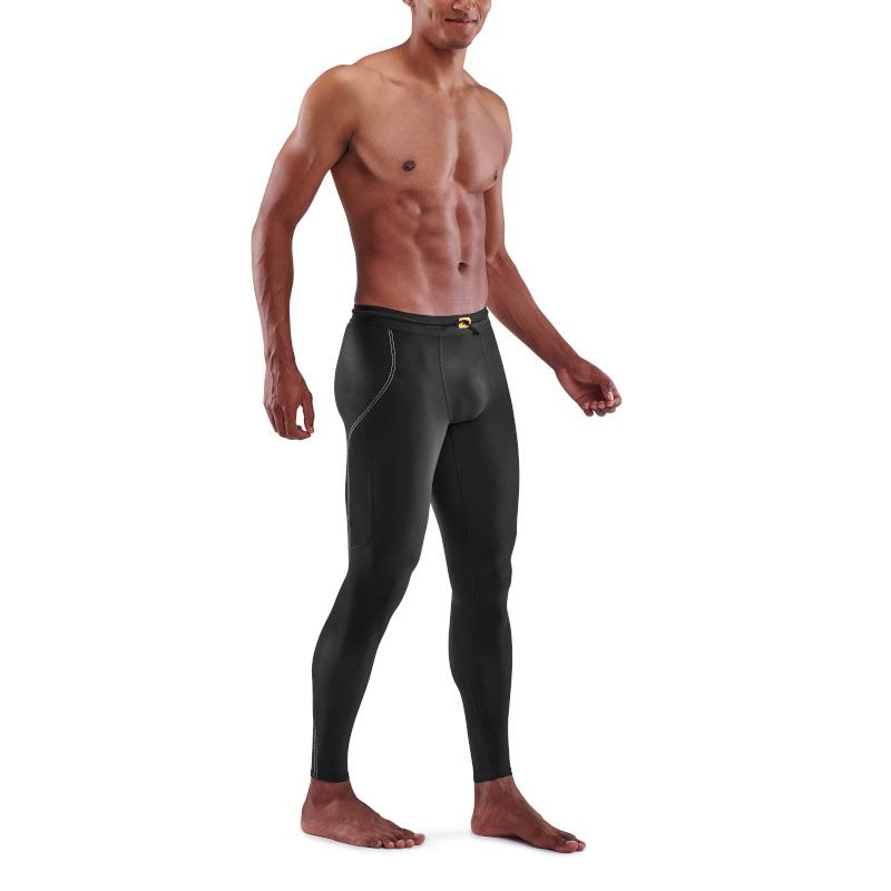 SKINS Men's Compression 3-Series Thermal Long Tights - Black