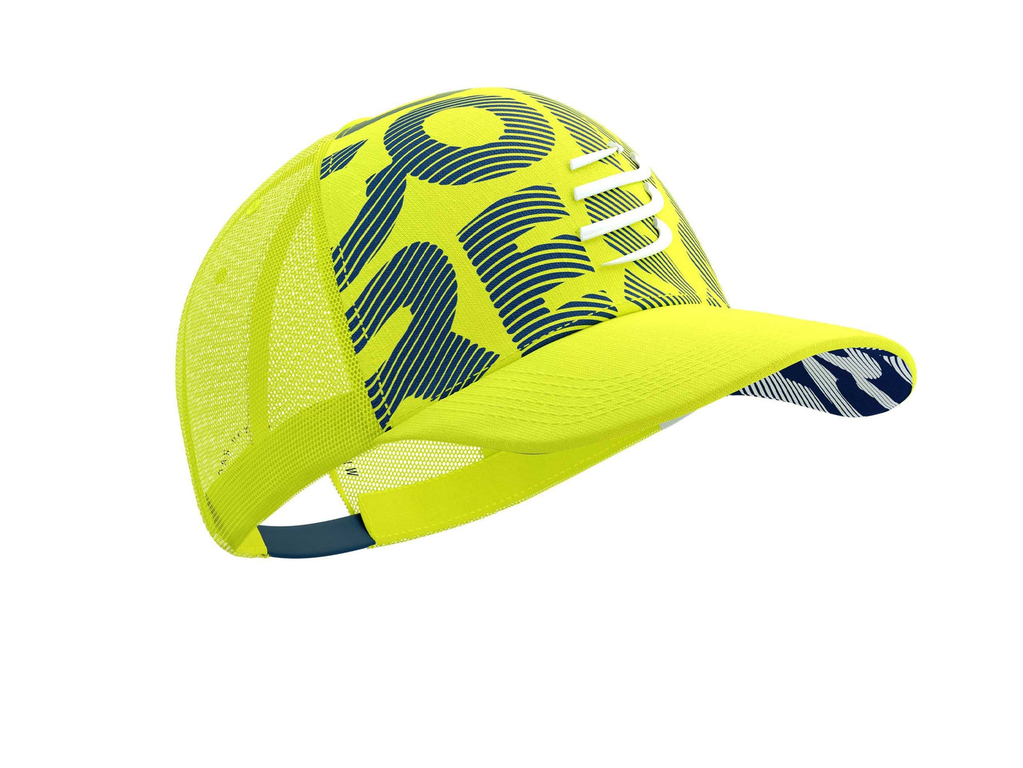 Compressport Unisex's Trucker Cap - Evening Primrose/Estate Blue