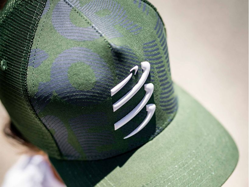 Compressport Trucker Cap - RF Green/Navy Peo