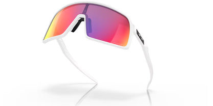 Oakley Sutro Matte White Frame - Prizm Road Lenses